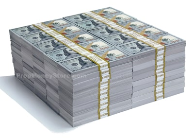 million dollar movie prop money new