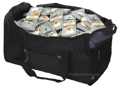 Big bag of cash Million