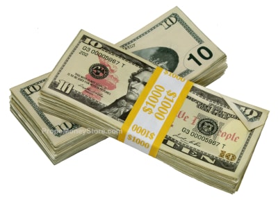 aged $1k prop money filler