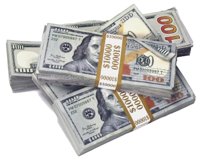 5 x aged filler $10k prop money