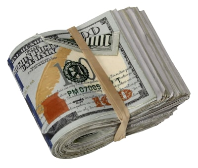 aged $10k prop money fold