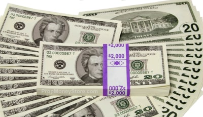 $20 bill style full print bundle