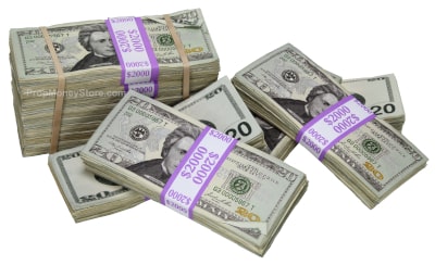 aged 2k prop money filler lot