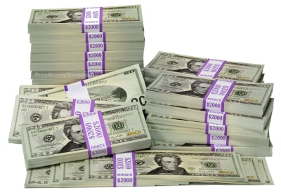 $20 current style full print money bundle