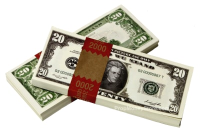 Vintage $2k filler prop money bundle