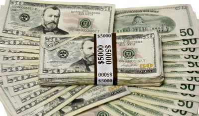 $50 bills aged full prop money