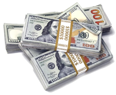 5 x aged filler $10k prop money