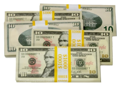 $5,000 5 x 1k