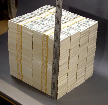 Prop Money Stacks & Piles - Dimensions & Measurements