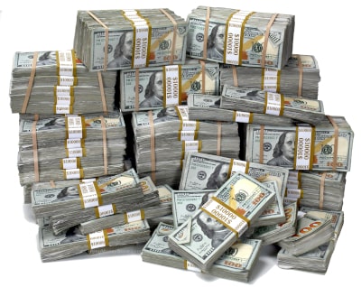 $1,000,000 aged filler money prop