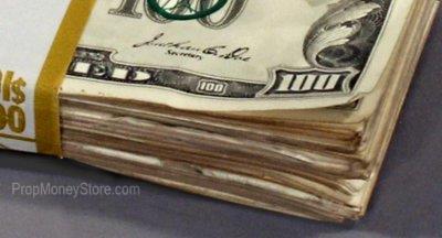Realistic $100 Prop Money Stack - 100 Bills Per Stack – AbracadabraNYC